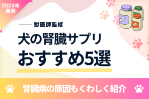 犬の腎臓サプリおすすめ人気ランキング5選！腎臓病の原因やサプリの選び方も紹介